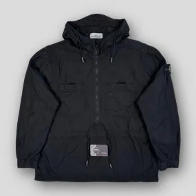 1/2 Zip Smock Pullover Liam G Black