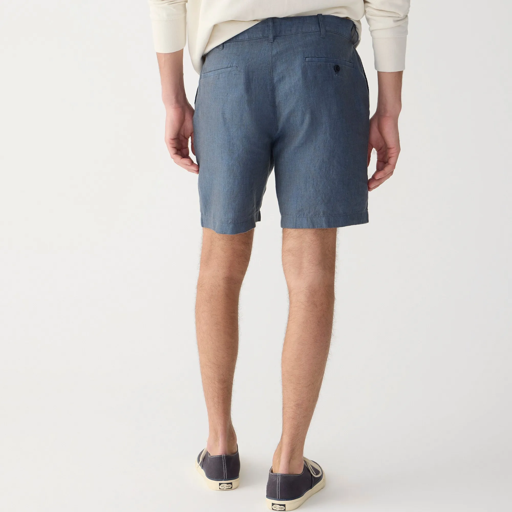 7" linen short