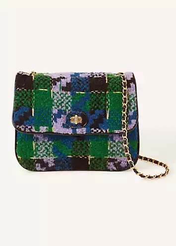 Accessorize Tweed Cross Body Bag | Grattan