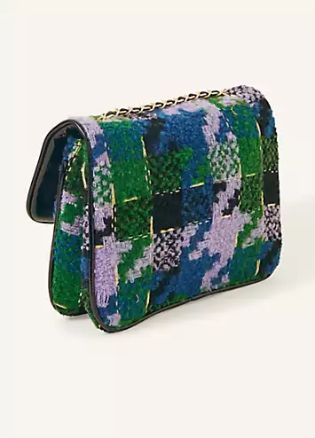 Accessorize Tweed Cross Body Bag | Grattan