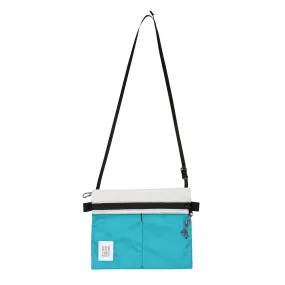 Accessory Shoulder Bag - White/turquoise