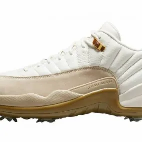 Air Jordan 12 Retro GOLF Sail Driftwood Rattan Black