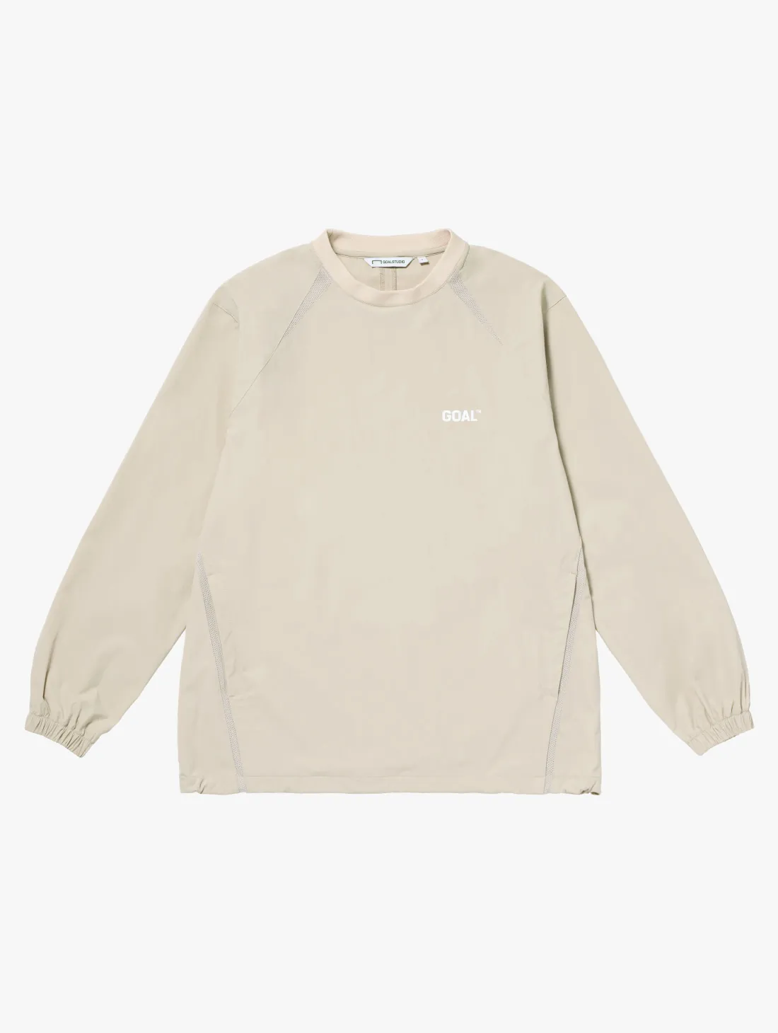 AIR THROUGH GOAL WIND PULLOVER-IVORY