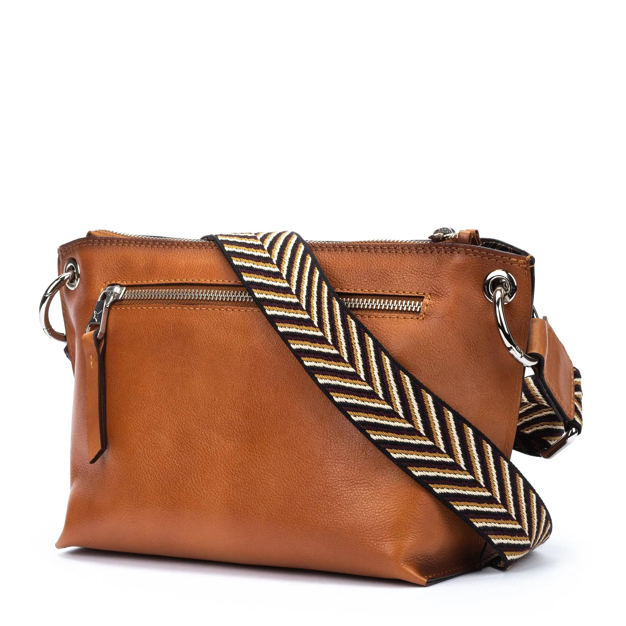 ALCUDIA Bag with two-tone handle