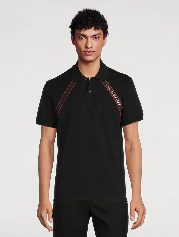 ALEXANDER MCQUEEN Cotton Polo With Harness