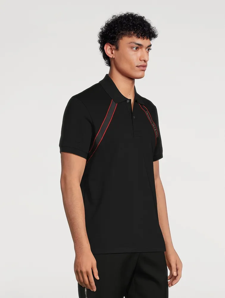 ALEXANDER MCQUEEN Cotton Polo With Harness