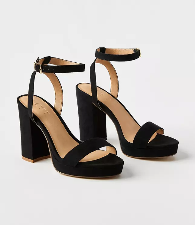 Ankle Strap Block Heel Sandals