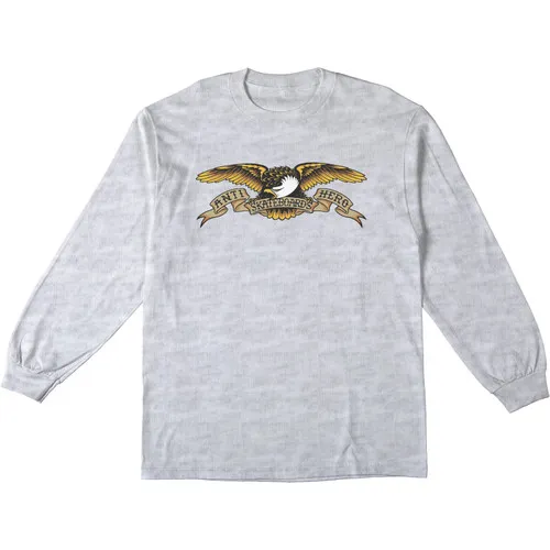 Anti Hero Skateboards Longsleeve Shirt Eagle Ash/Black