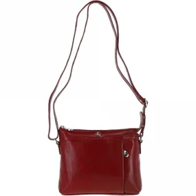 Ashwood Vegetable Tanned Leather Cross Body Bag Red: 6052666