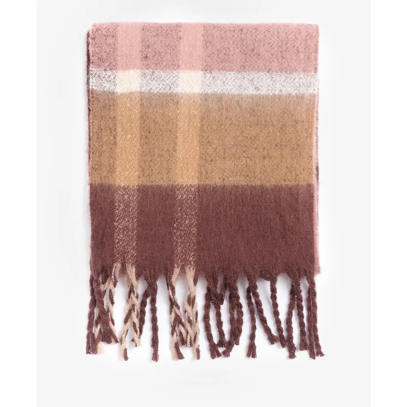 Barbour Isla Boucle Scarf LSC0293 - Chocolate