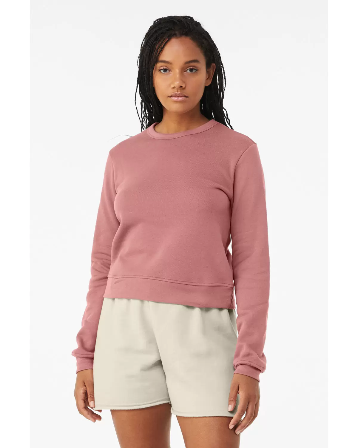 Bella + Canvas 7511 Ladies Classic Pullover Crewneck SKU: 7511