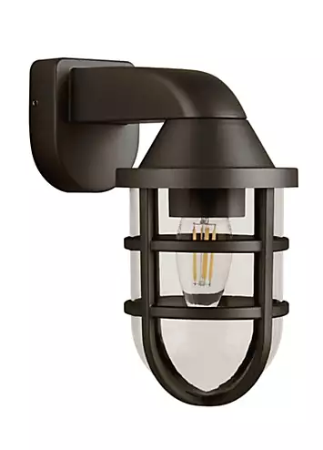 Black Industrial Outdoor Wall Light | Kaleidoscope