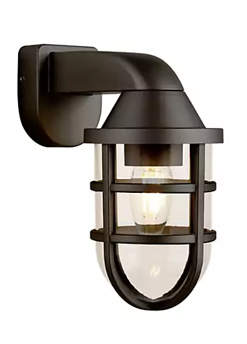 Black Industrial Outdoor Wall Light | Kaleidoscope