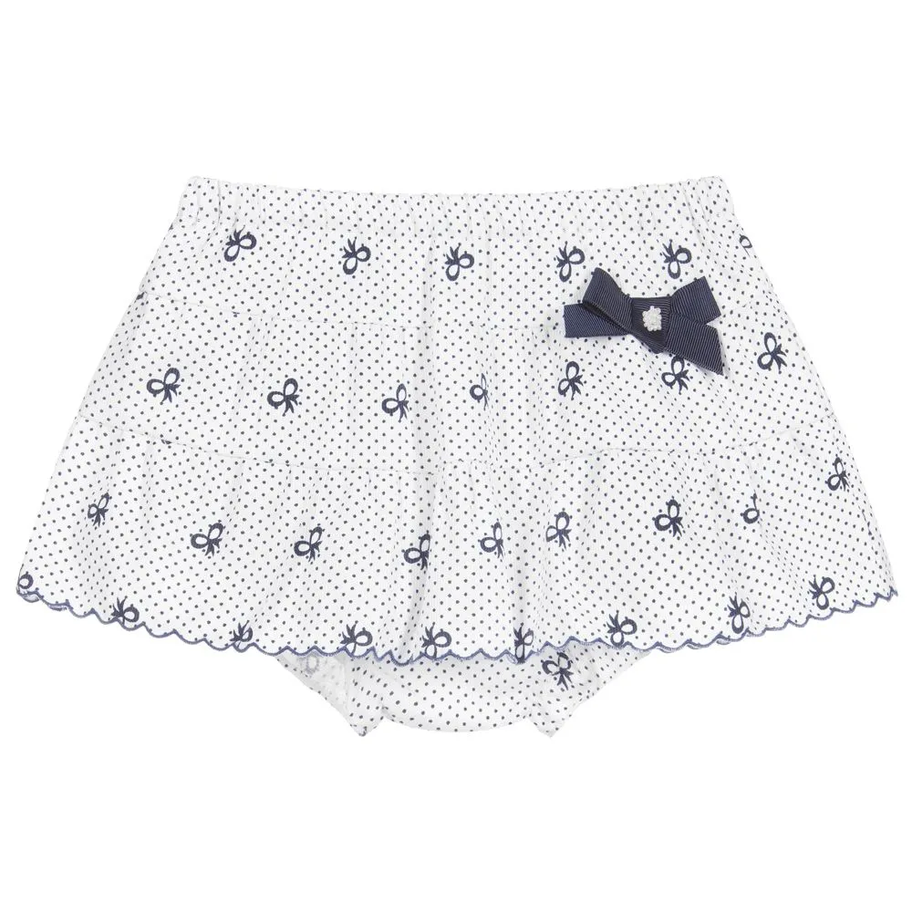 Blue & White Baby Skirt