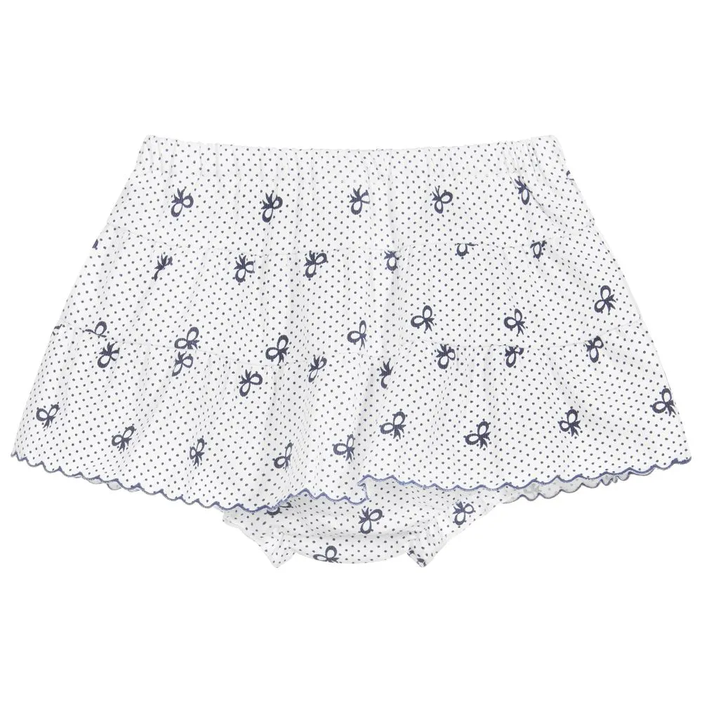 Blue & White Baby Skirt