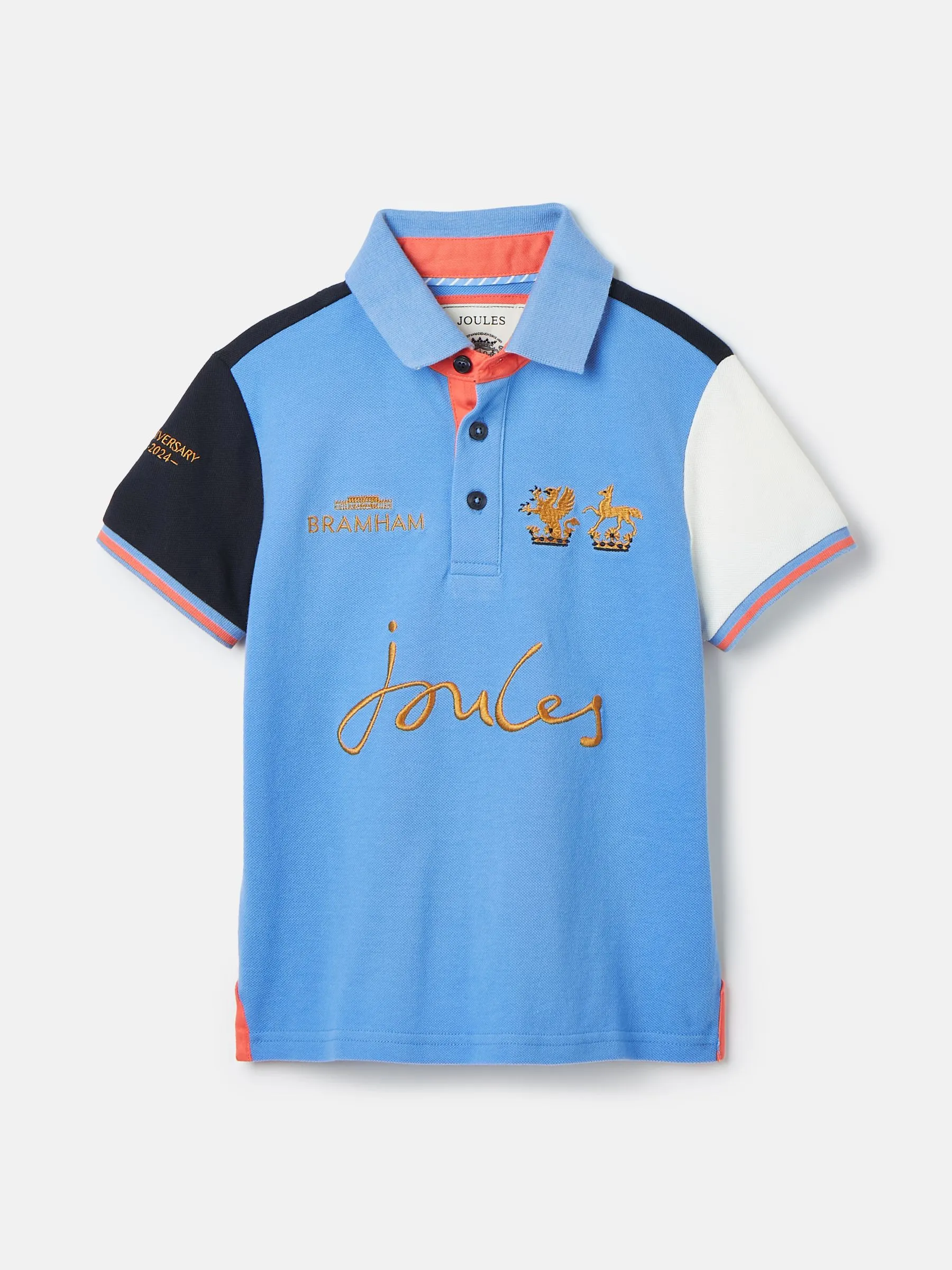 Blue/Orange Kids' Polo Shirt