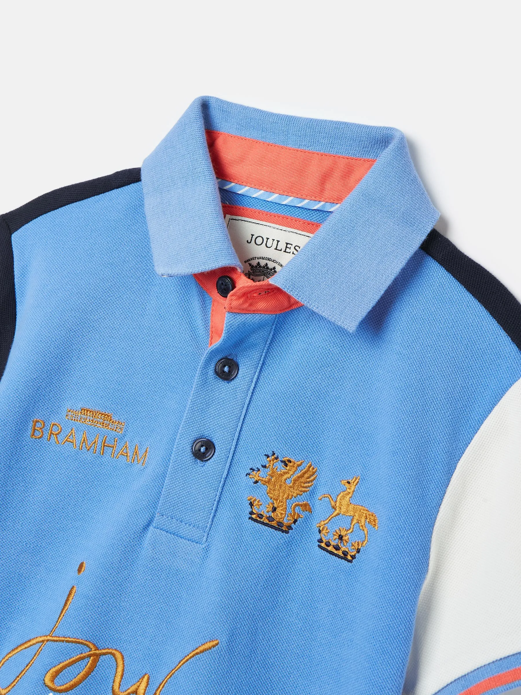 Blue/Orange Kids' Polo Shirt