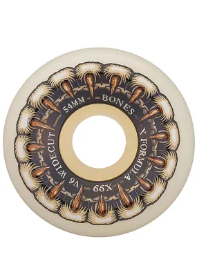 Bones Grippin Wolf X-Formula 99A V6 Widecut Skateboard Wheels