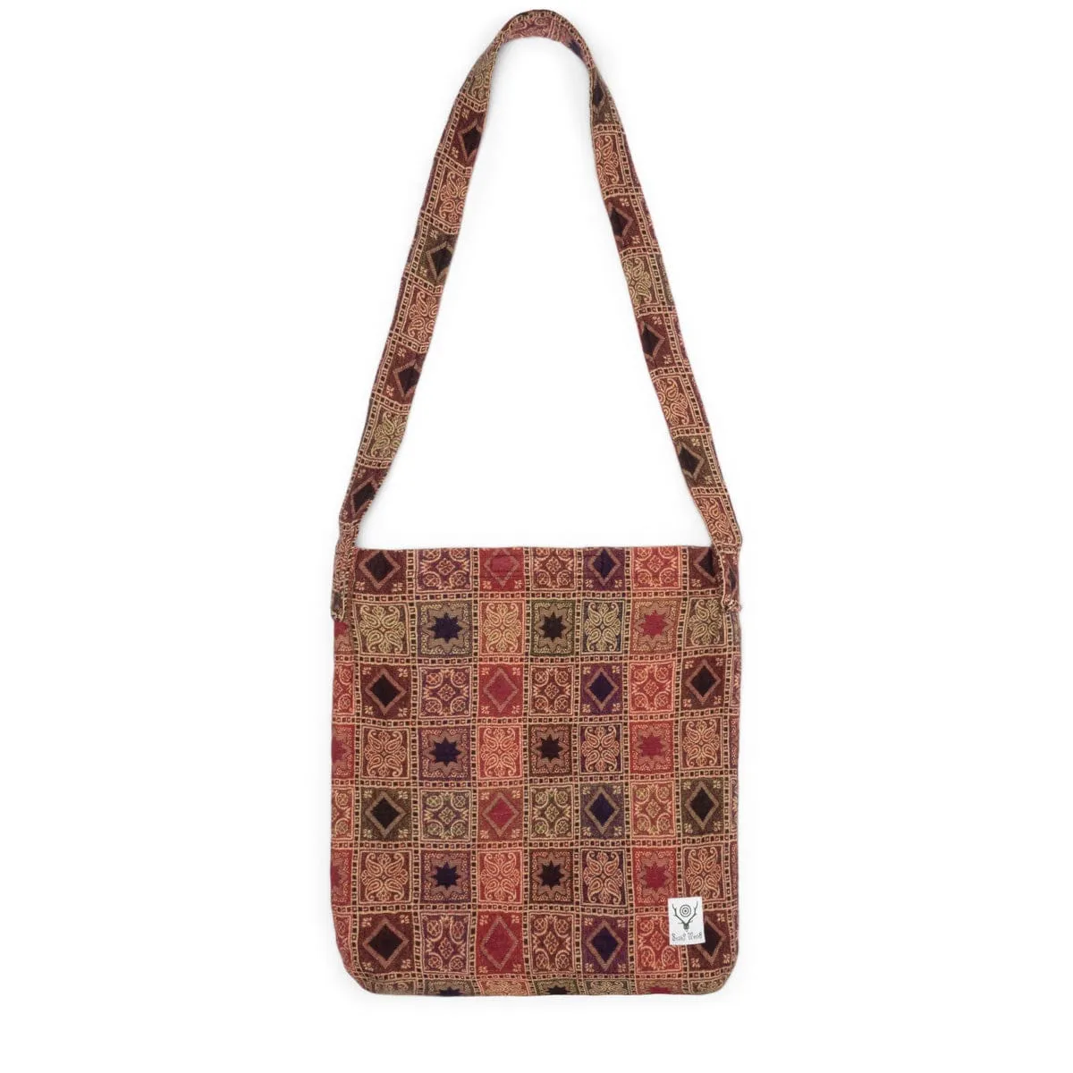 BOOK BAG - ARABESQUE JACQUARD BROWN | Bodega