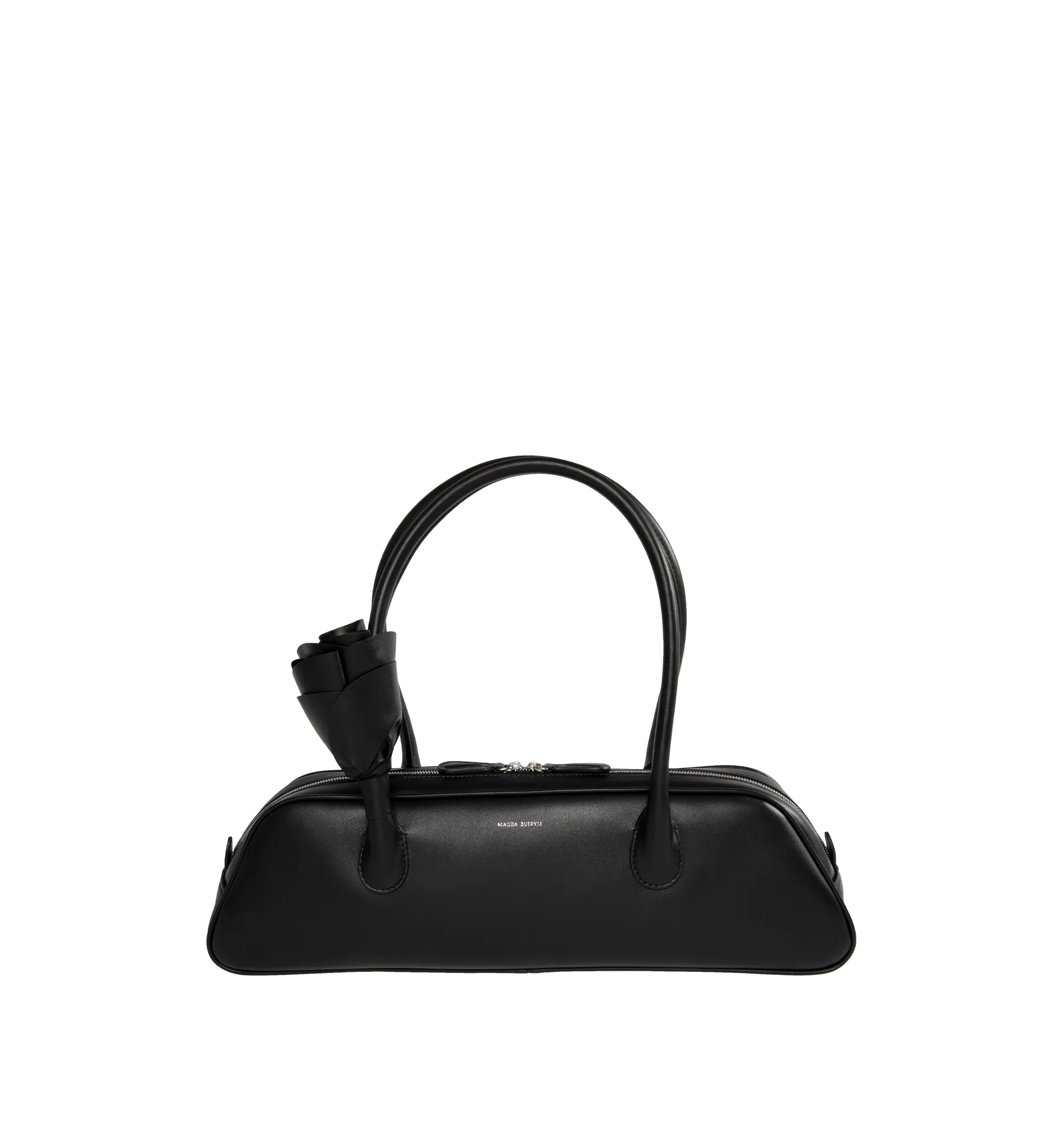 BRIGITTE LEATHER TRAPEZE BAG