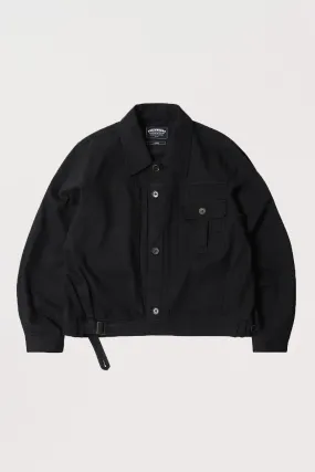 British Battle Dress Trucker Jacket - Black