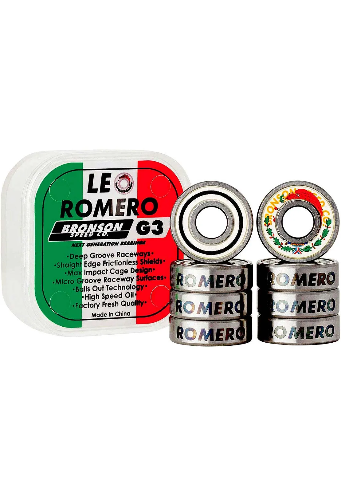 Bronson G3 Leo Romero Skateboard Bearings