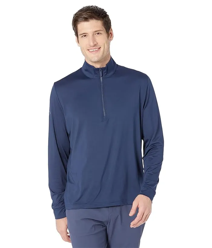 Callaway Long Sleeve Solid Sun Protection 1/4 Zip Men's