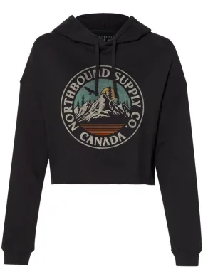 Canadian Rockies Cropped Hoodie