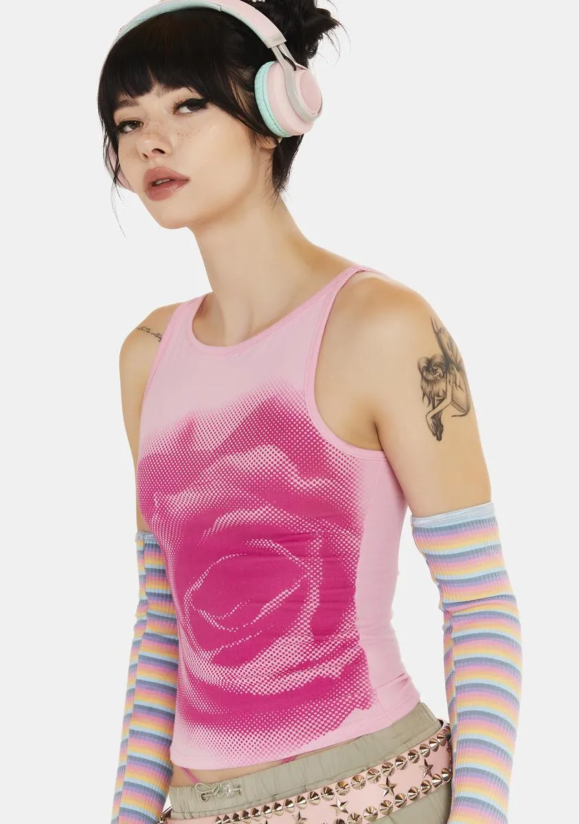 Candy Coming Up Roses Tank Top-