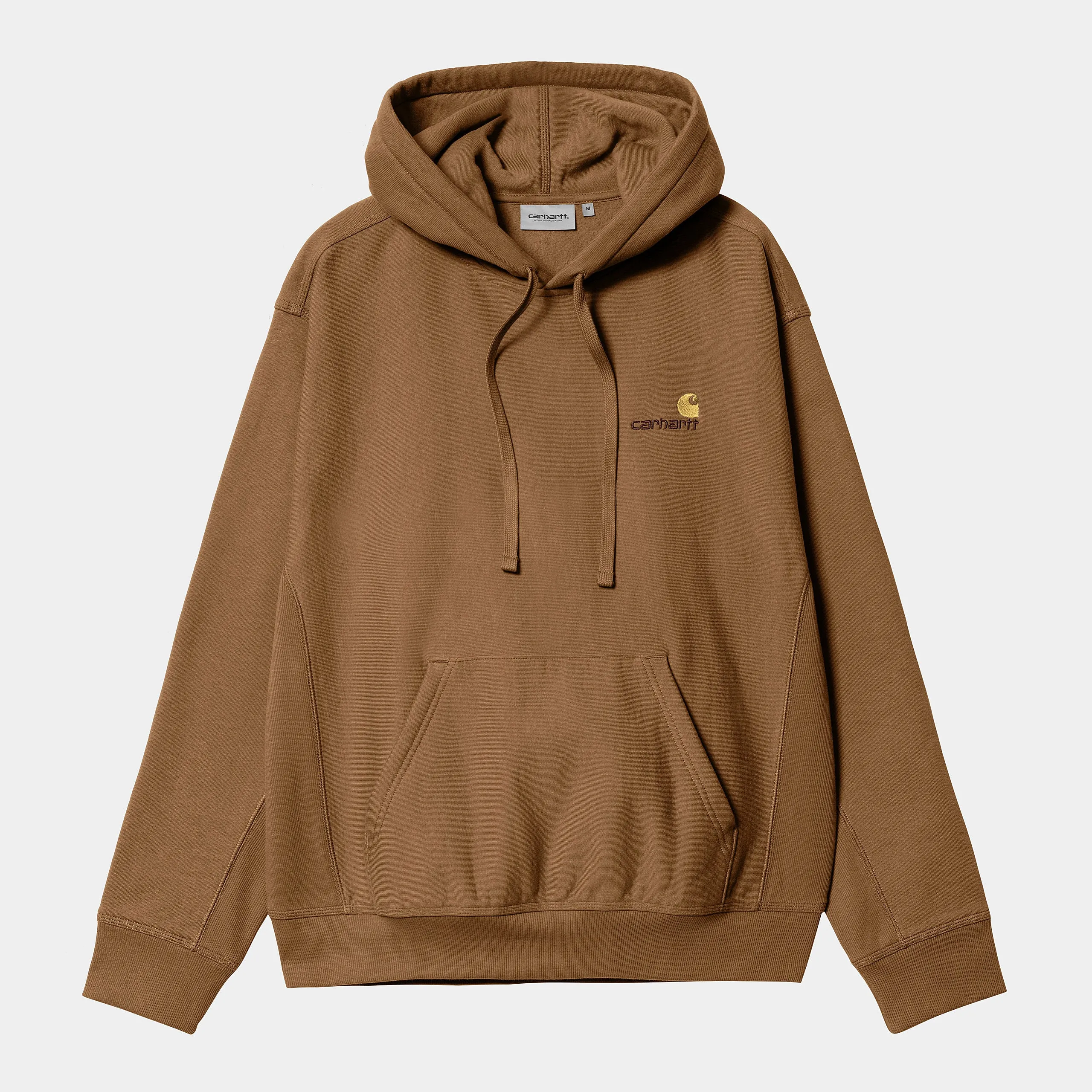 Carhartt WIP American Script Pullover Hoodie Hamilton Brown