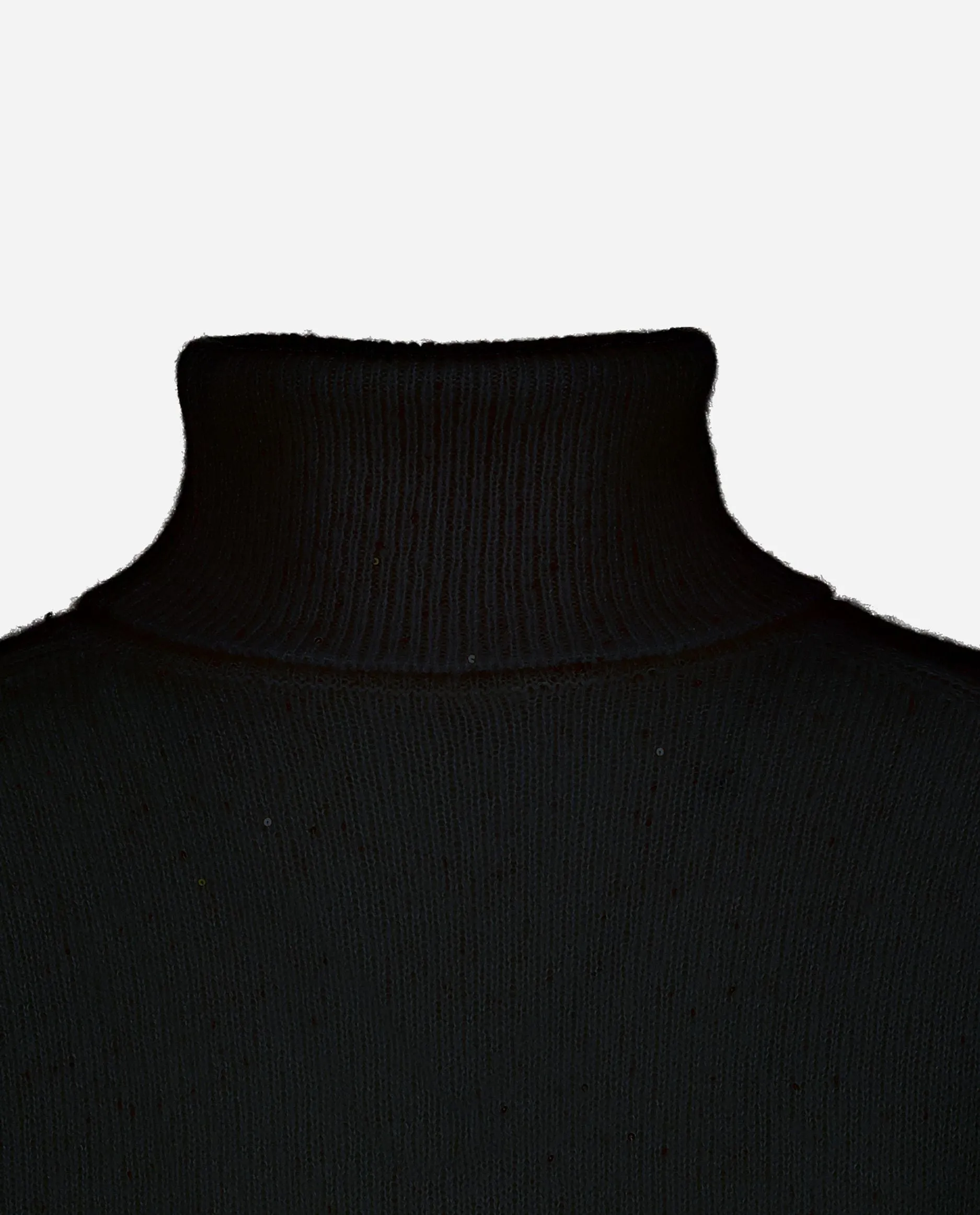 Cashmere-Mischung Pullover in Schwarz - Gerade Passform