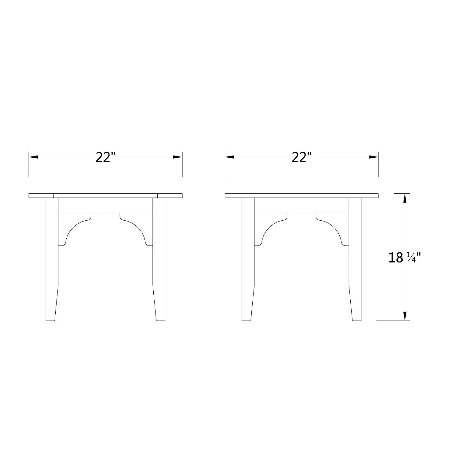 Caterina Weathered Teak Wood Outdoor Side Table