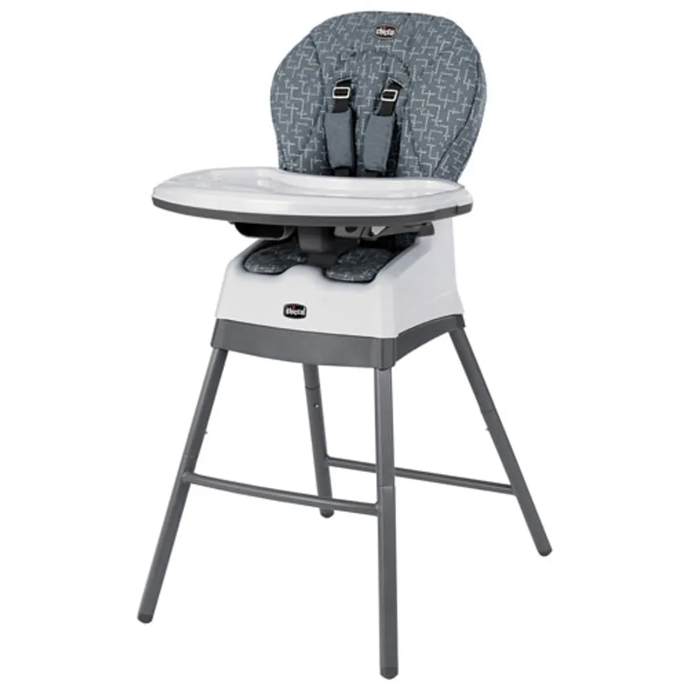 CHICCO Chicco Stack 1-2-3 Foldable High Chair with Tray - Dots