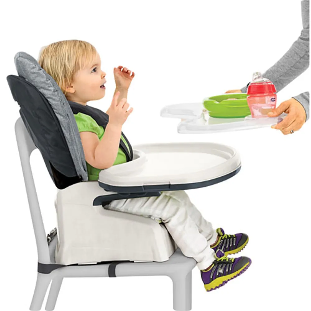 CHICCO Chicco Stack 1-2-3 Foldable High Chair with Tray - Dots