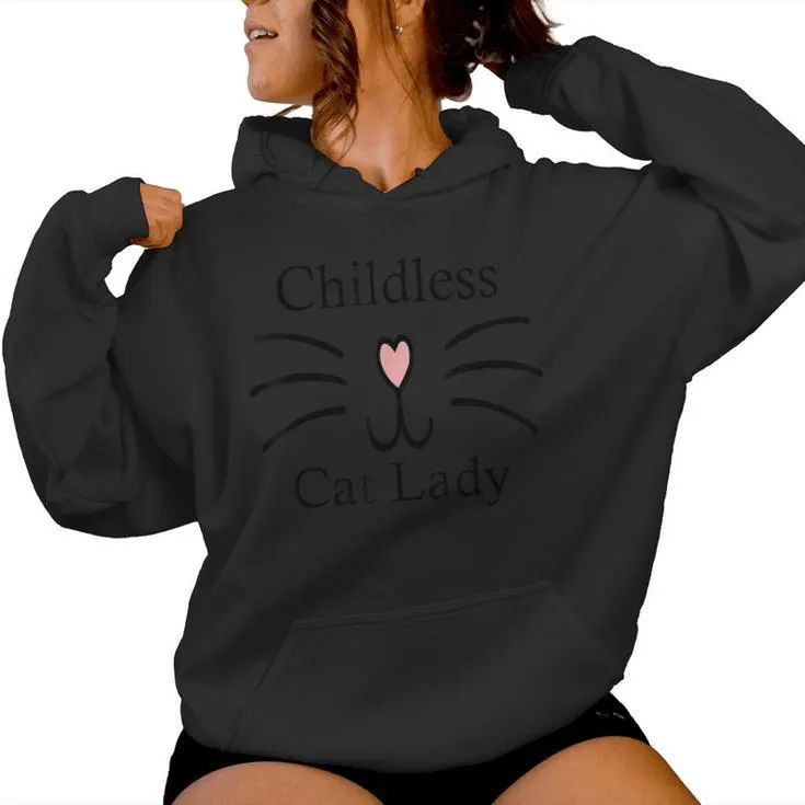 Childless Cat Lady 2024 Women Hoodie