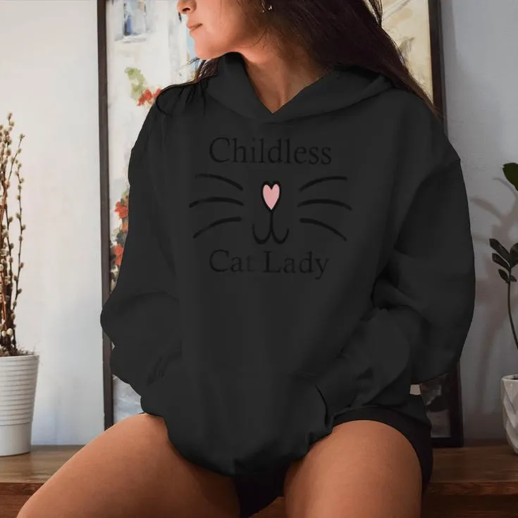 Childless Cat Lady 2024 Women Hoodie