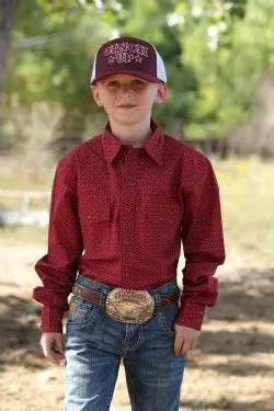 Cinch Up Cap-Burgundy