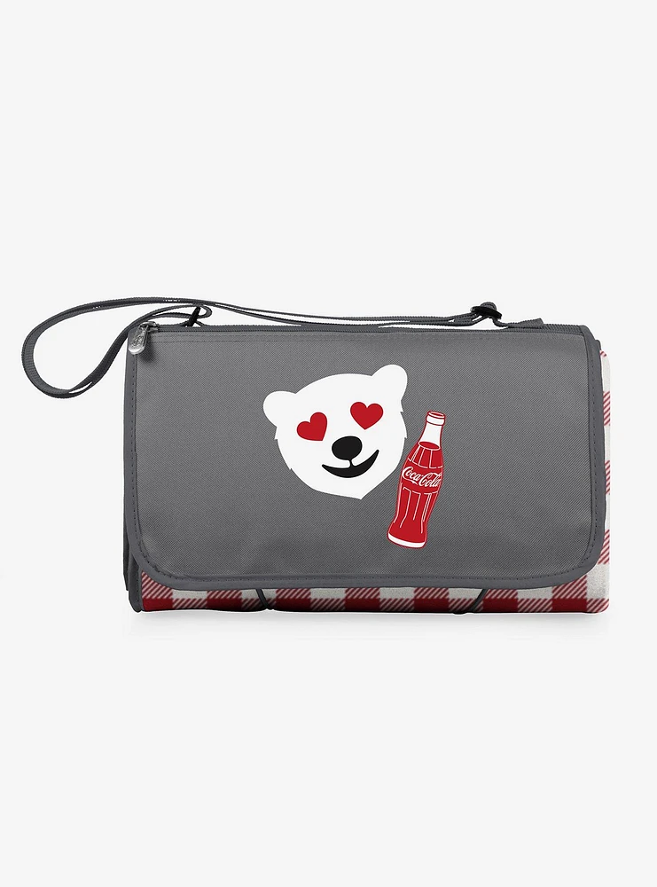 Coke Coca-Cola Emoji Outdoor Blanket