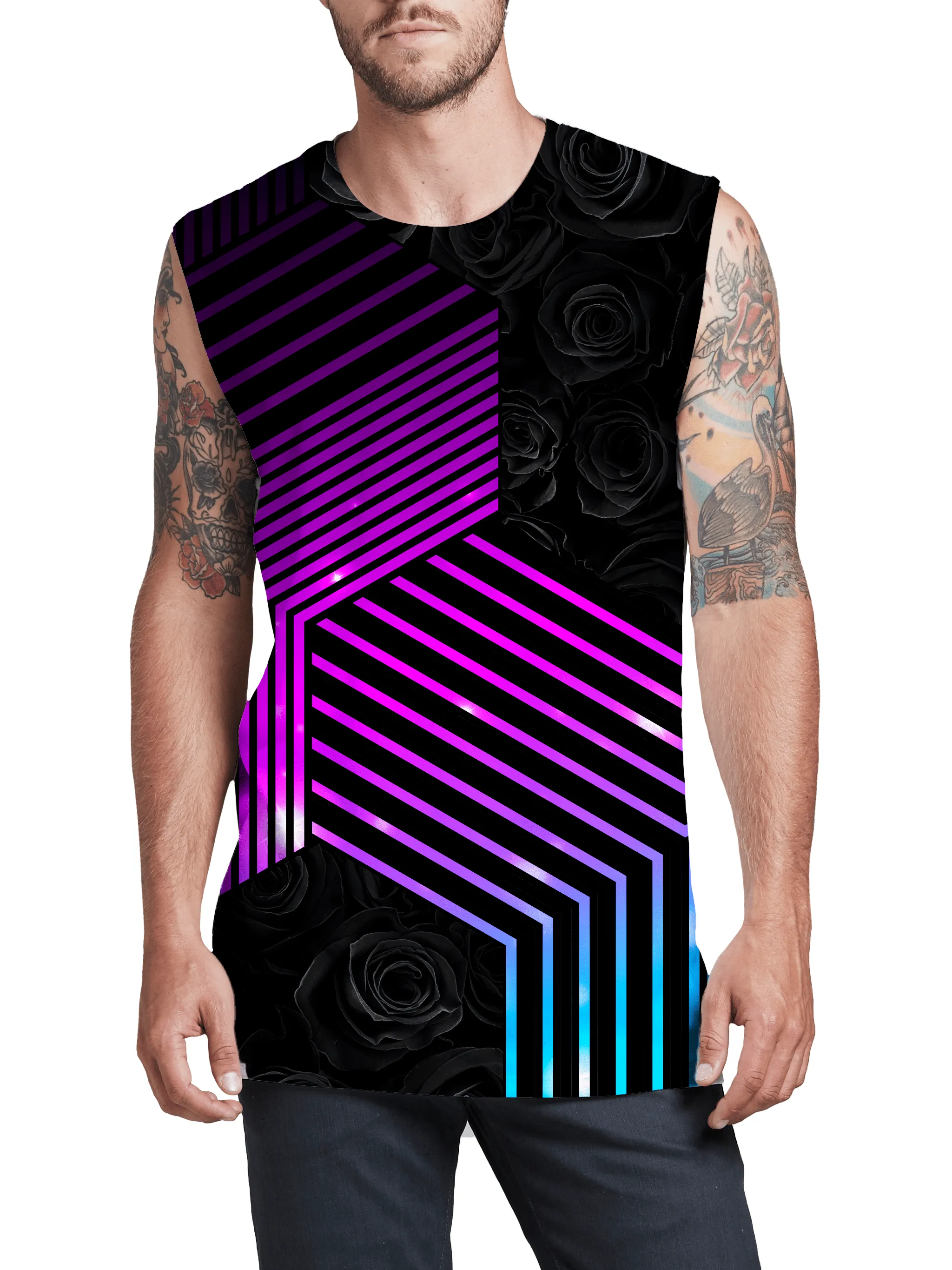 Connected Hex Men's Muscle Tank