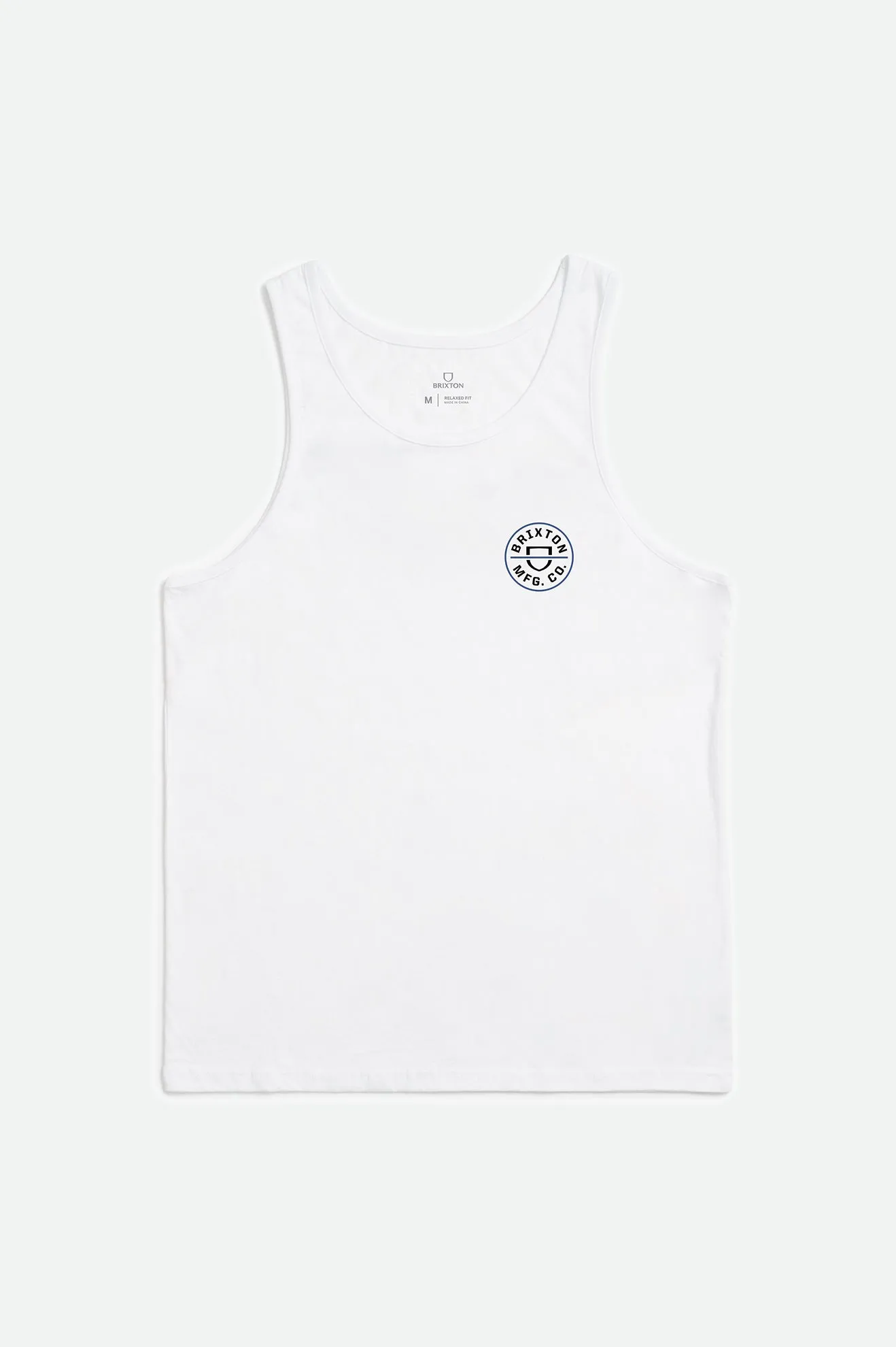 Crest Tank - White/Black/Royal