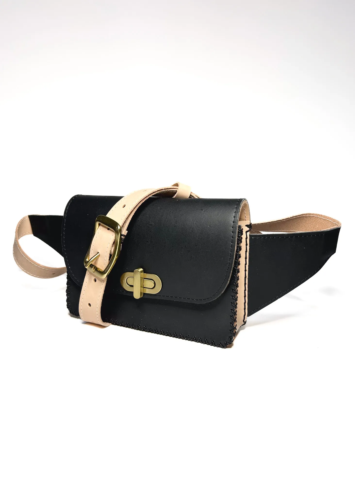 cross your heart bag in black