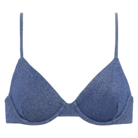 Dainty Bikini Top | Sky Sparkle