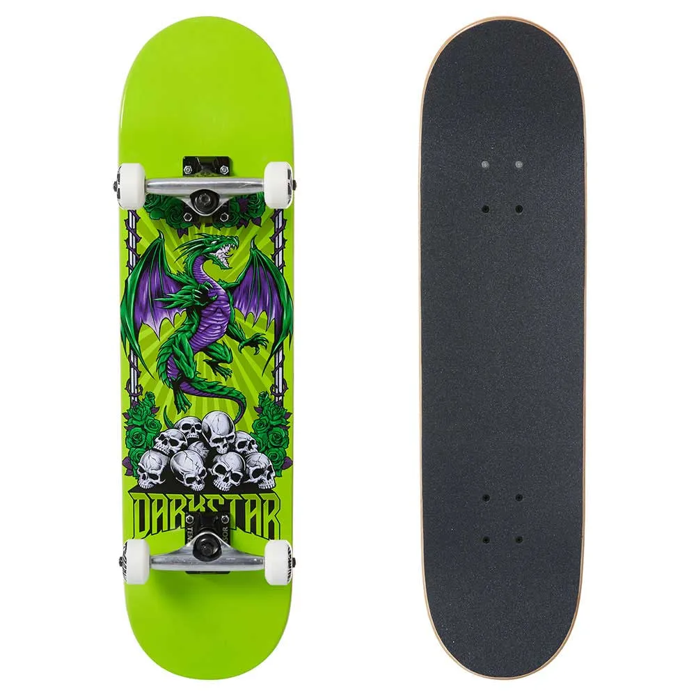 Darkstar Levitate Soft Wheels 8 Complete Skateboard - Green