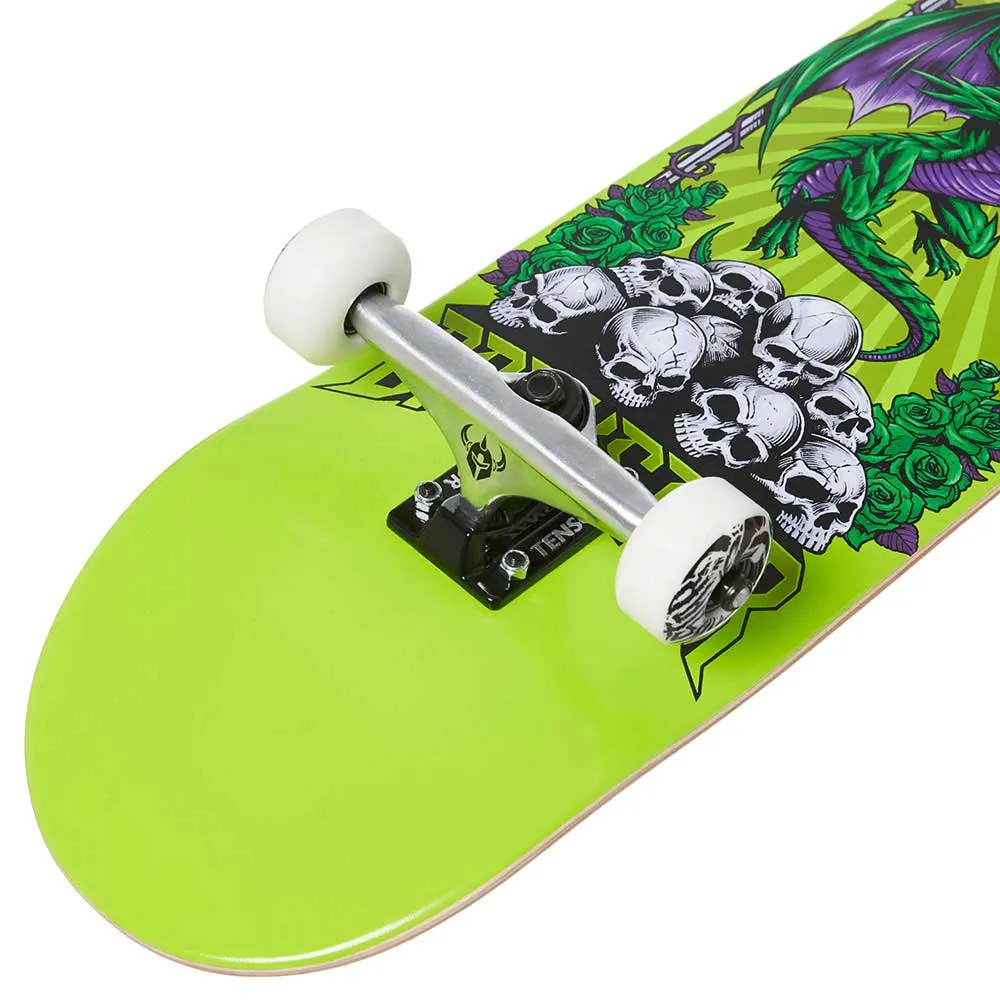 Darkstar Levitate Soft Wheels 8 Complete Skateboard - Green