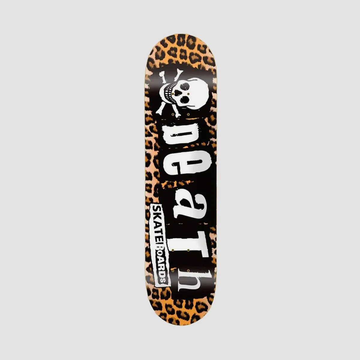 Death Leopard Punk Skateboard Deck - 8.375