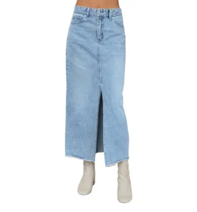 Demi Denim Maxi Skirt