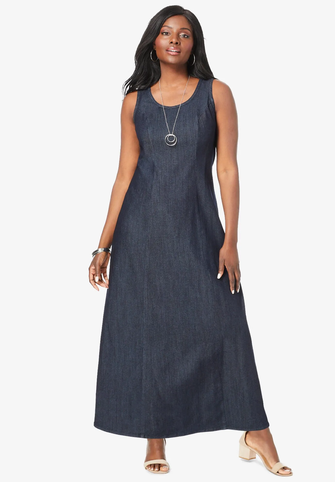 Denim Maxi Dress