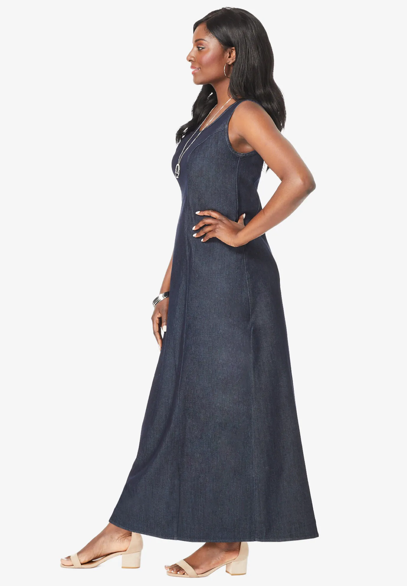 Denim Maxi Dress