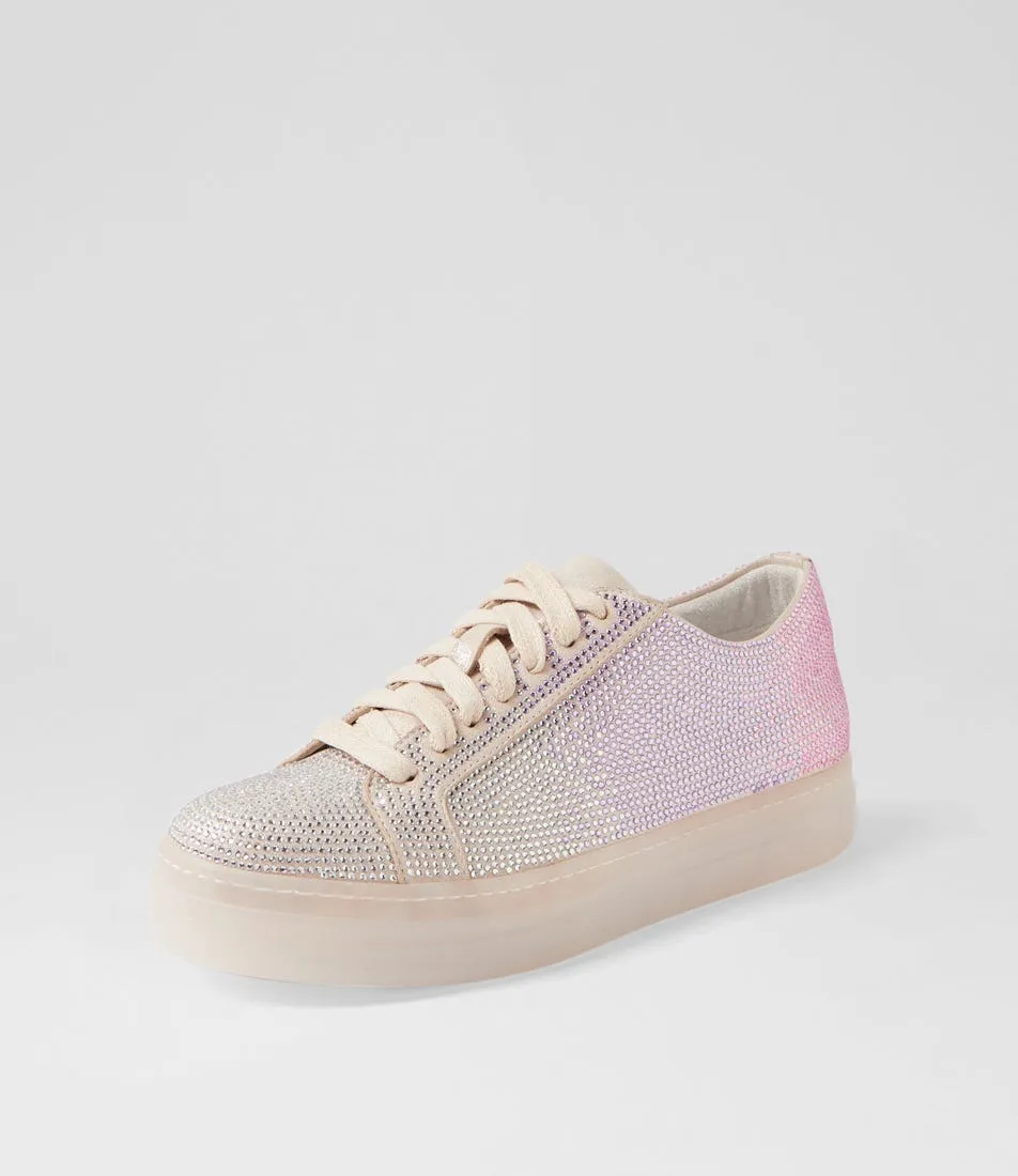 DJANGO & JULIETTE Novie Nude Multi Sneakers