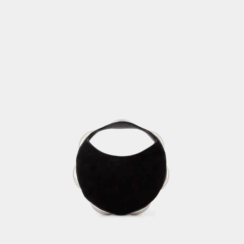 Dome Circular Top Handle Bag - Alexander Wang - Leather - Black